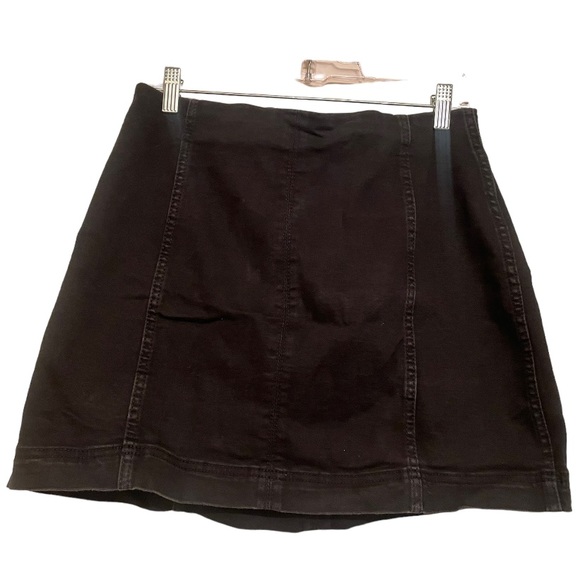wild fable Dresses & Skirts - Wild Fable Black Denim Mini Skirt Size Extra Large XL